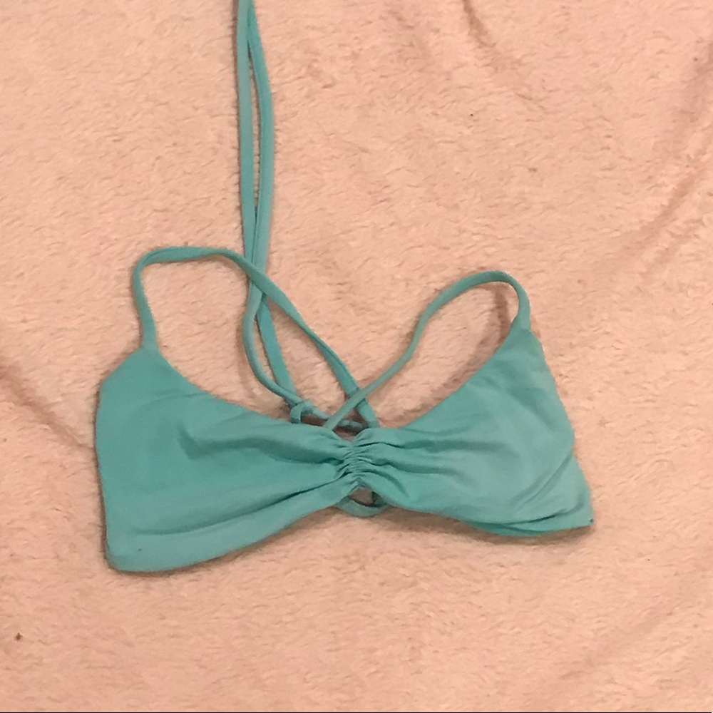 Blue billabong swimsuit top